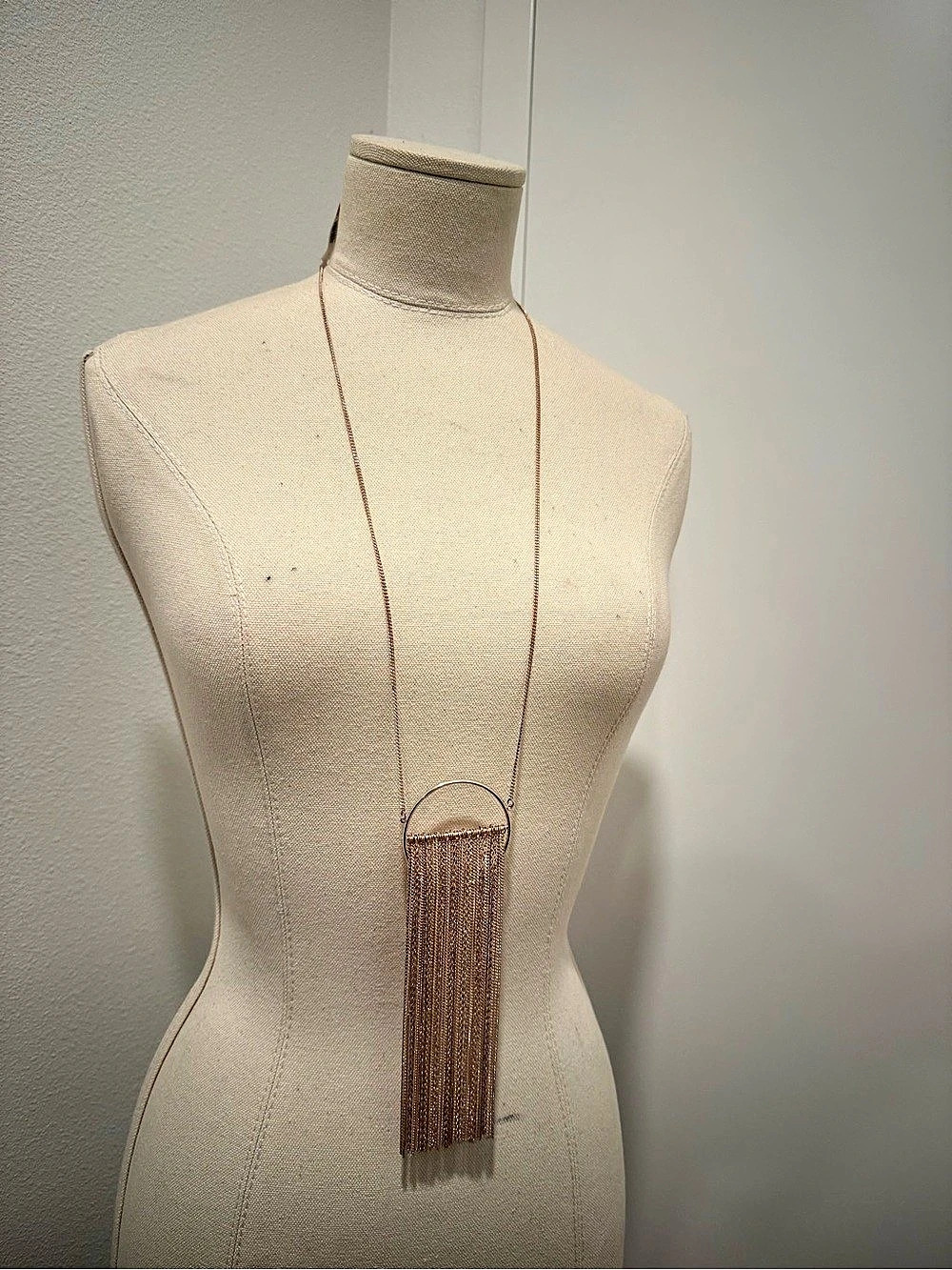 Francesca Fringe Pendant Necklace  New